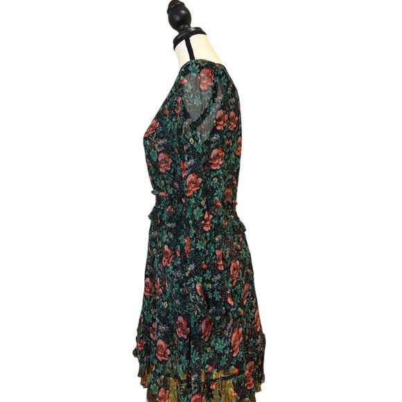 THE KOOPLES Paris Floral Print Sheer Dress (2) - Picture 3 of 3